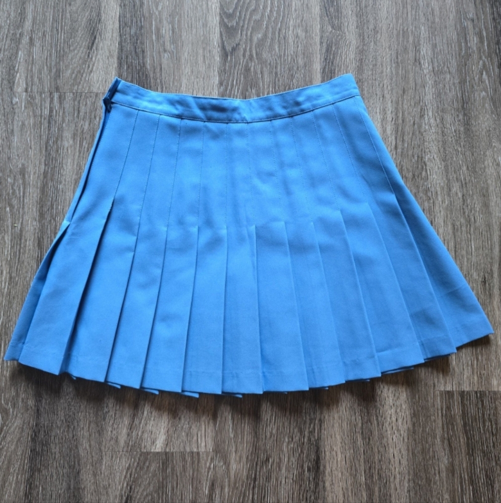 Pleated Mini Skirt